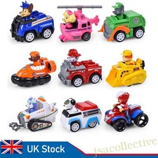 9PCS Dog Patrol Pull Back Toys