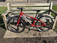 Islabikes Beinn 24-inch Red Unisex Kids' Bike 8-Speed, Lightweight