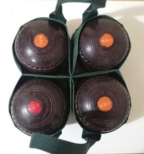 Set 4 x Brown Henselite