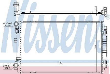 Nissens radiator for skoda - nissens,