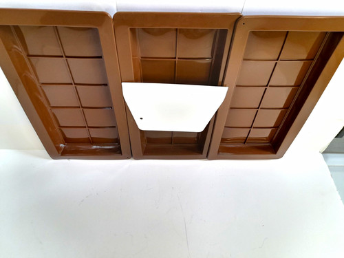 Set brown silicone - of,