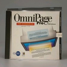 Vintage OmniPage Pro For Windows 95 OCR Software Version 7.0