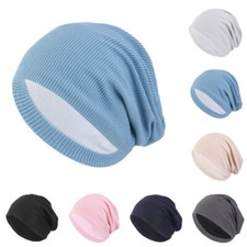 Unisex Men Women Beanie Night Sleep Cap Bonnet Chemo Cancer Hat Headwear Turban