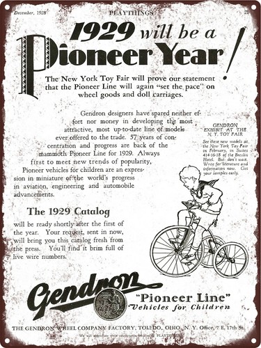 1928 gendron pioneer line toy - 1928,