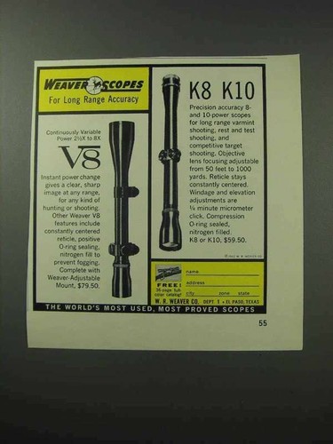 1962 weaver and - weaver, scopes