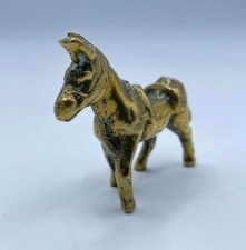 Brass Donkey Mini Ornament Lovely Little Piece Vintage 