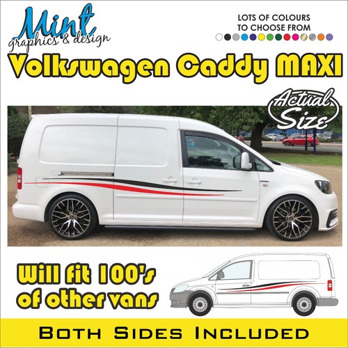 Caddy maxi side - side, stripes