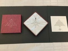 SWAROVSKI 1991 ANNUAL HOLIDAY ORNAMENT BOXED W/CERTIFICATE VERY RARE (105/unit)