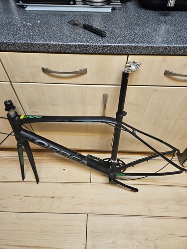 Frame fork crankset 55cm - frame, road