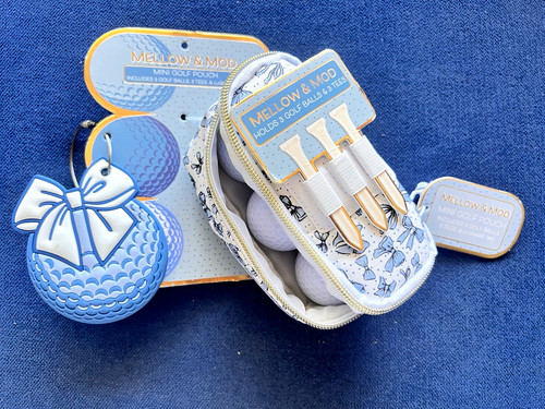 Blue mini golf pouch bag - mini,