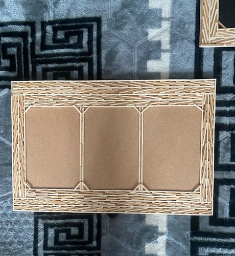Hand built wooden matchstick - built,