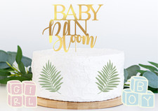 Baby In Bloom Cake Topper Baby