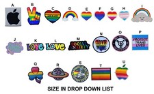 Transgender LGBT Protect Trans Lives Gay Love Wins Rainbow Iron Sew On Patch New