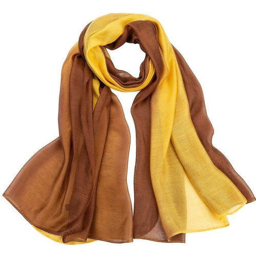 Cotton silk scarf elegant - cotton, soft