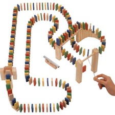 Wooden Domino Rally 200 Piece