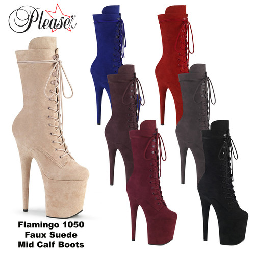 Pleaser flamingo 1050fs faux - pleaser,