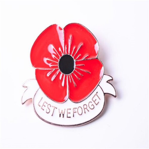 Red flower veteran lest - red,