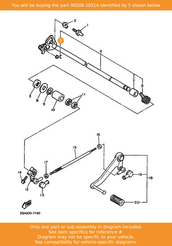 Yamaha spring torsion - spring,,