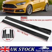 78.7'' For Ford Focus RS ST MK3 MK3.5 MK4  Side Skirts Extension Rocker Panel UK