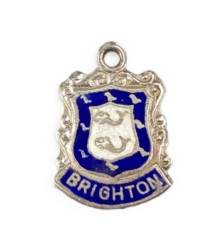 Vintage silver enamel travel - &,