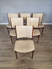 Set Of 6 Danish Rose Wood