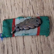 India General Service Medal Ribbon With Oak Leaf