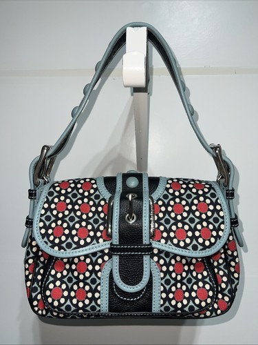 Isabella fiore black blue - blue, red