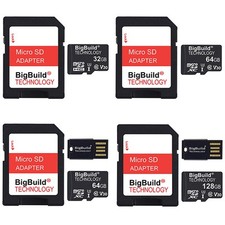 32GB to 128GB High-Speed Micro