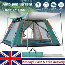 Full Automatic 4-6 Men Camping Tent Family Outdoor Hiking Shelter Instant Pop Up