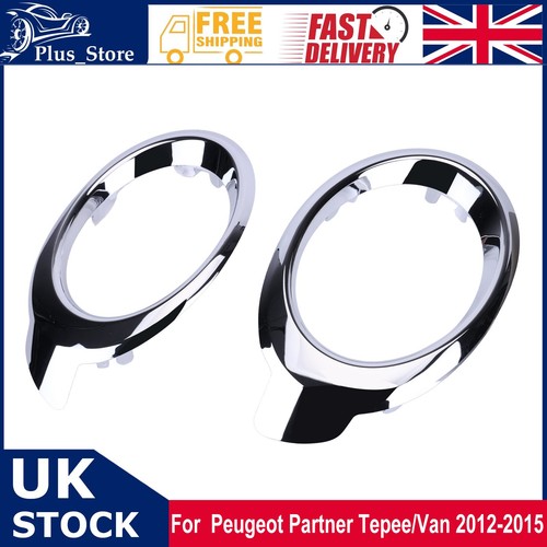 Chrome fog light covers for - 2x,