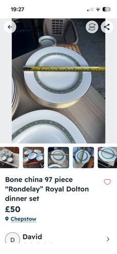 Royal doulton rondelay bone - rondelay,