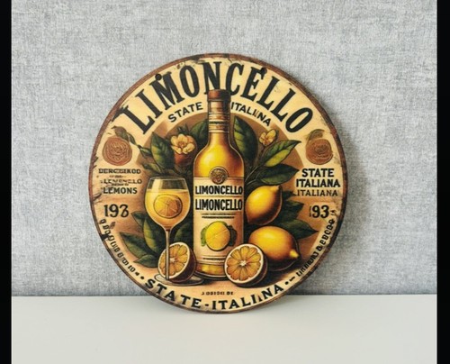 Vintage style limoncello - vintage,