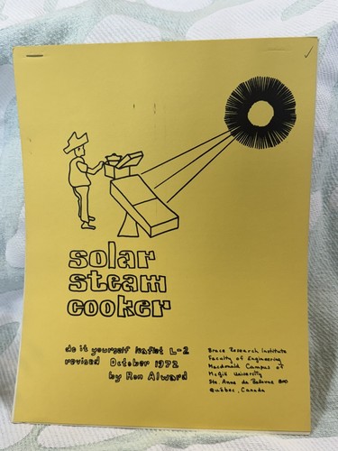 Solar steam cooker diy booklet - steam,