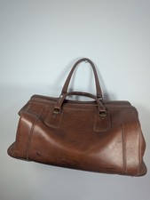 Vintage Leather Gladstone Bag