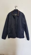 Barbour Gabion Jacket Coat Thin Quilted Large Mens Navy 