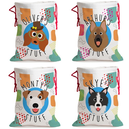 Personalised dog toy storage - personalised,
