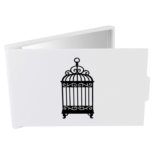 Ornate birdcage compact - 'ornate, birdcage'