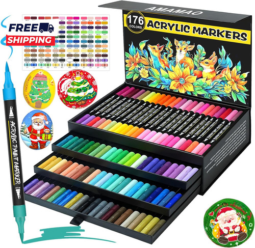 176 colors acrylic - 176, paint