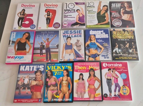 14x fitness dvd bundle davina - dvd,