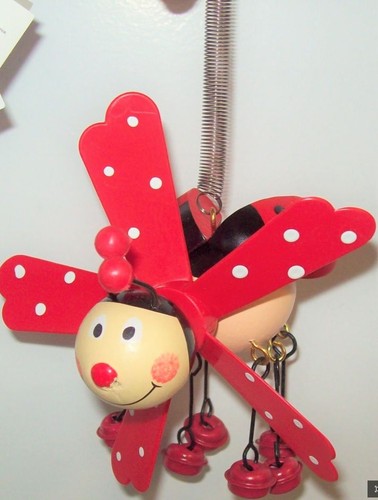 Hanging ladybird spring - on,