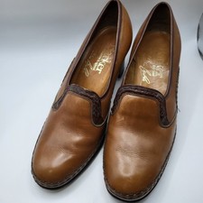 Vintage Barker Of Earls Barton Ladies Tan Shoes Made in England  Size UK 6 / 60