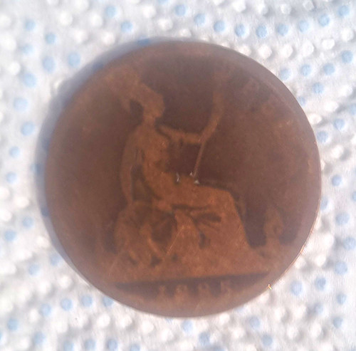 1885 victoria one penny - 1885,