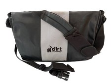 Dirt Monkey Bikers PVC Messenger Bag With Hip Strap Multi Use Black