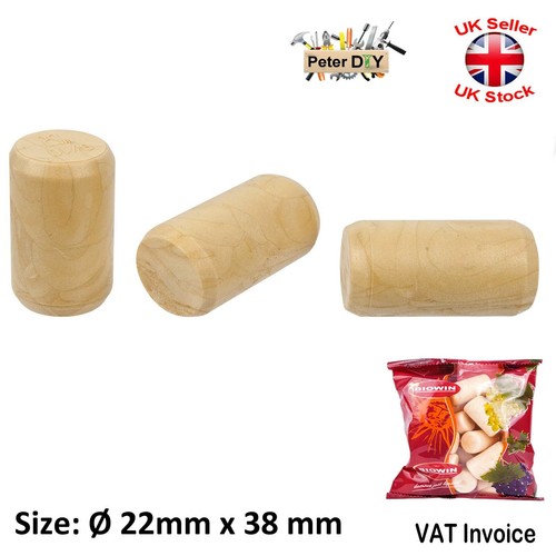Corks 22x38mm synthetic pcv - corks,