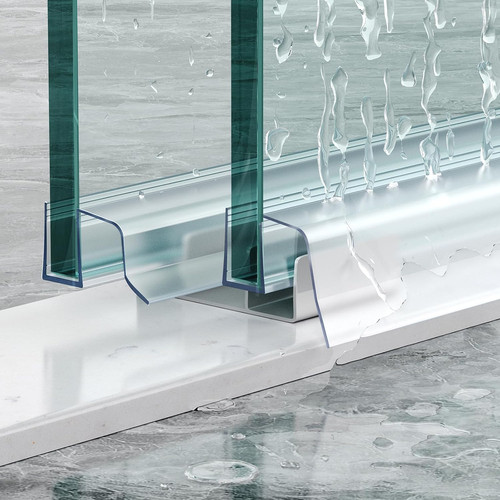Sliding shower door - shower,
