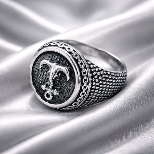 Men silver chunky sygnet - men's,