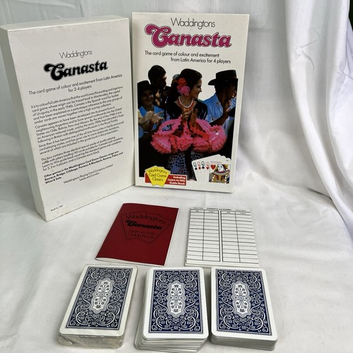 Waddingtons canasta card - canasta, game