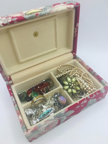 Job lot costume jewellery with - job,