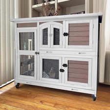 Rabbit hutch indoor - hutch, bunny