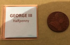 George III halfpenny 1775 with
